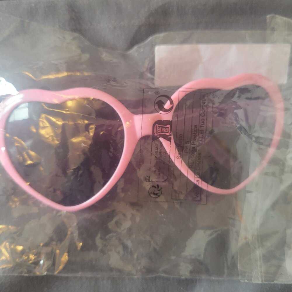 PINK HEART REFRACTION GLASSES